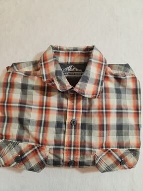 Croft & Barrow Quick Dry Shirt Mens Small Red Short Sleeve Breathable Beach